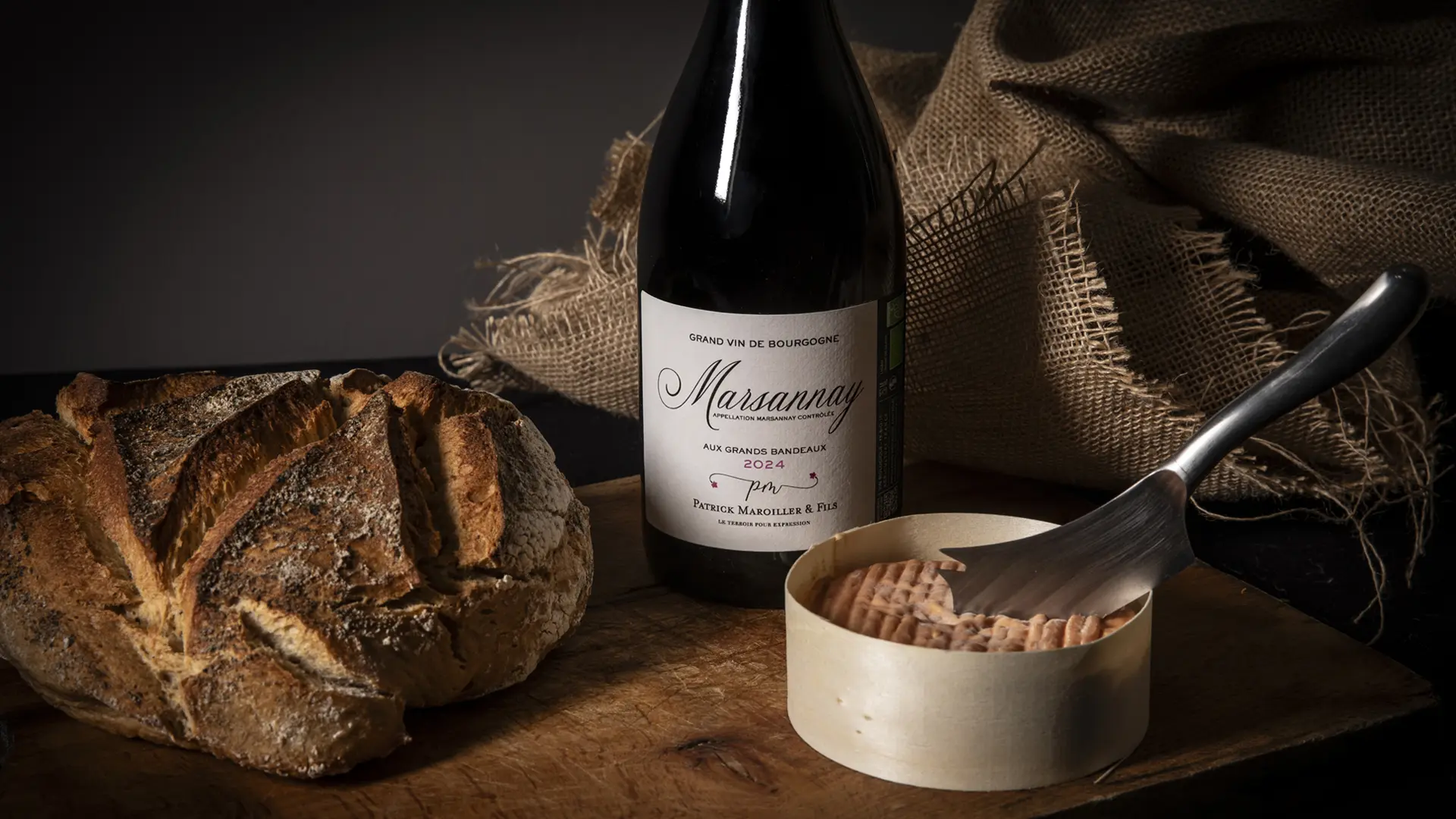 Couverture Marsannay rouge BIO « Aux Grands Bandeaux » 2024